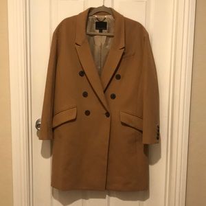 Long Banana Republic peacoat.